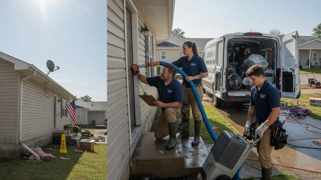 Ceiling Water Damage Restoration in Connelly Springs, NC near me